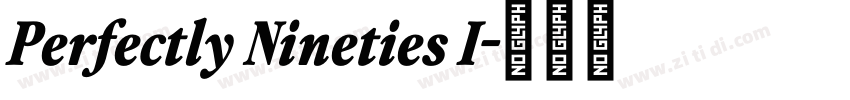 Perfectly Nineties I字体转换 Perfectly Nineties I字体转换